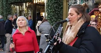 Two Young Street Performers Duet To ‘Heartbreak Hotel’