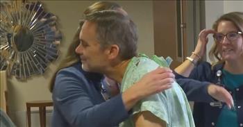 Man And Nurses Who Saved His Life Share Tear-Filled Reunion