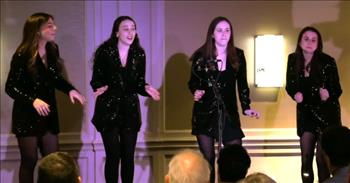 Young Women A Cappella ‘Happy Together’ And ‘I’m Into Something Good’ Performance